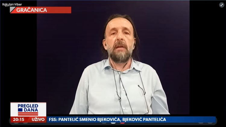 Živojin Rakočević, gost, emisija Pregled dana