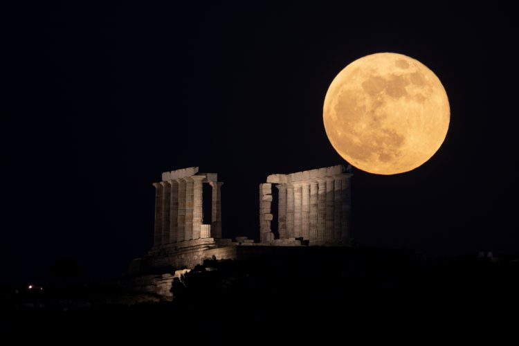 Super Mesec, pun mesec, Atina, Grčka