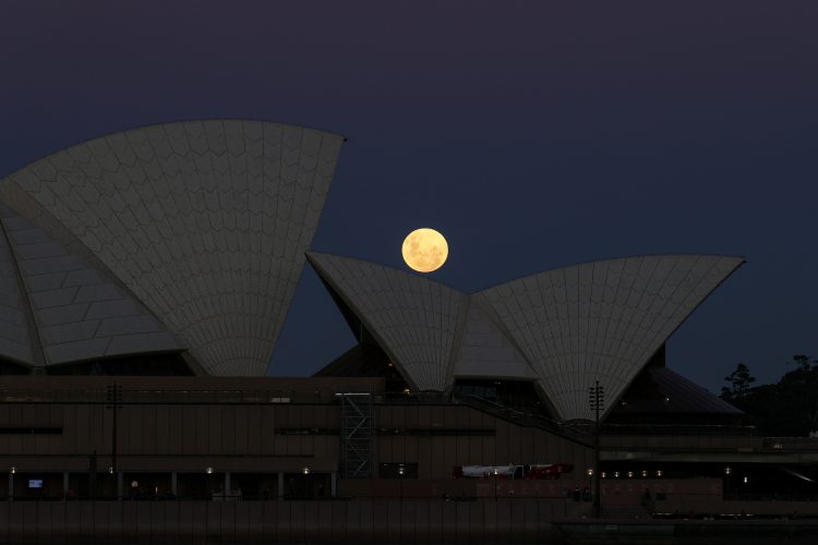 Super Mesec, pun mesec, Sidnej, Australija