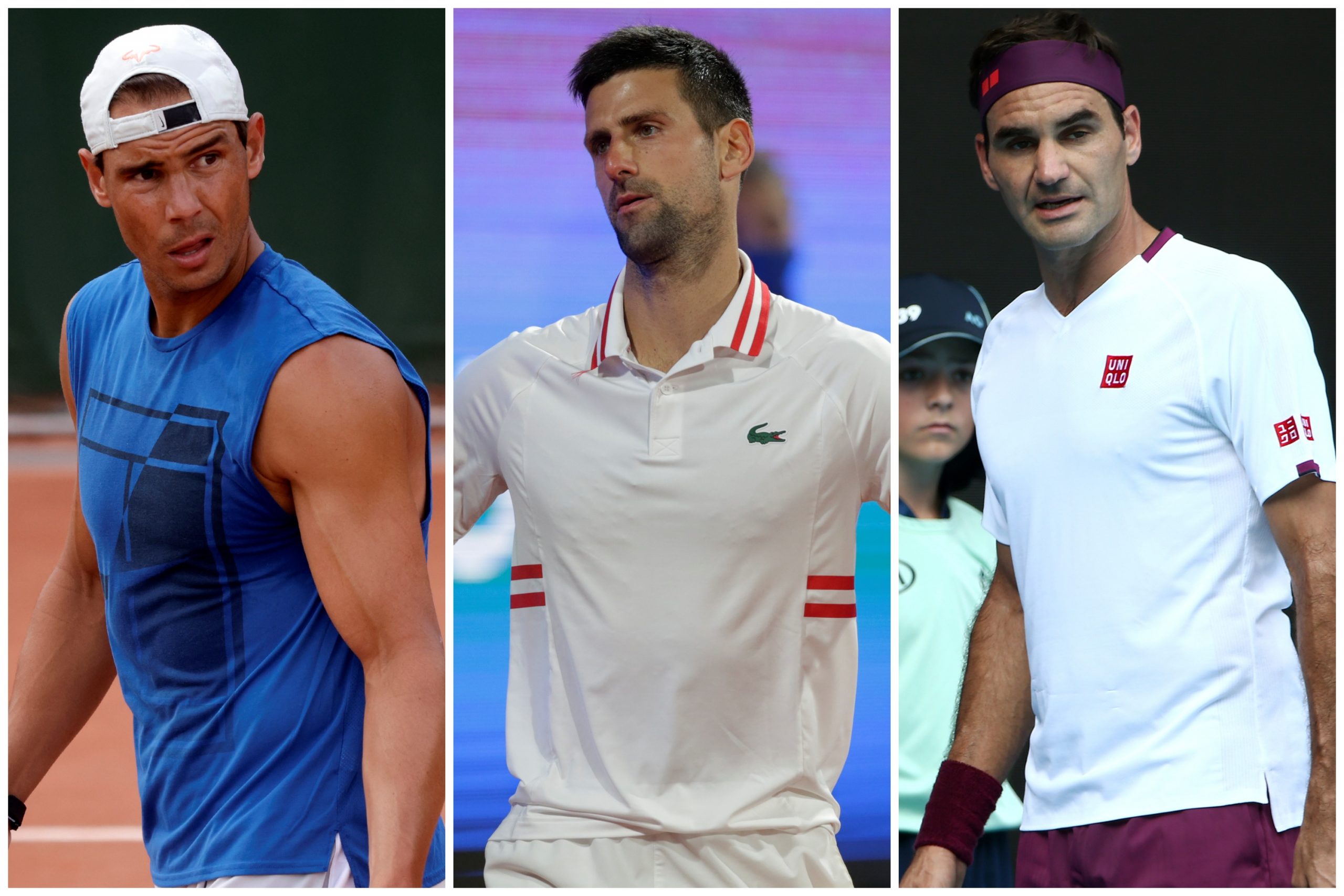 Rafael Nadal, Novak Đoković, Novak Djoković, Rodžer Federer