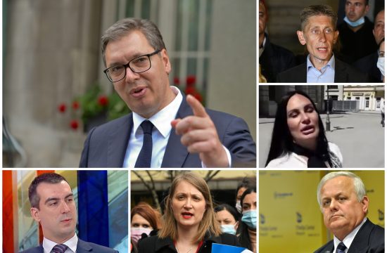 Aleksandar Vučić, Aleksandar Martinović, Staša stojanović, Marko Atlagić, Biljana Pantić Pilja, Vladimir Orlić