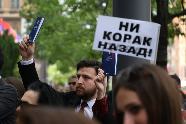 Protest advokata u Beogradu