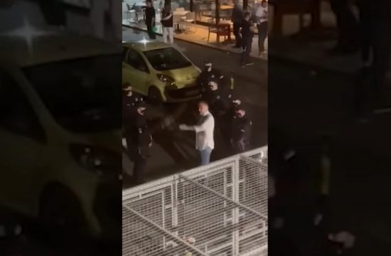 Čedomir Jovanović, incident, Pončo, Novi Beograd, policija