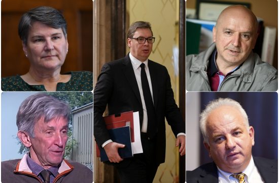 Aleksandar Vucic, Ratko Ristic, Branislav Bozovic, Petar Bulat, Ivanka Popovic