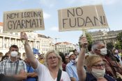 Madjarska Budimpesta protest