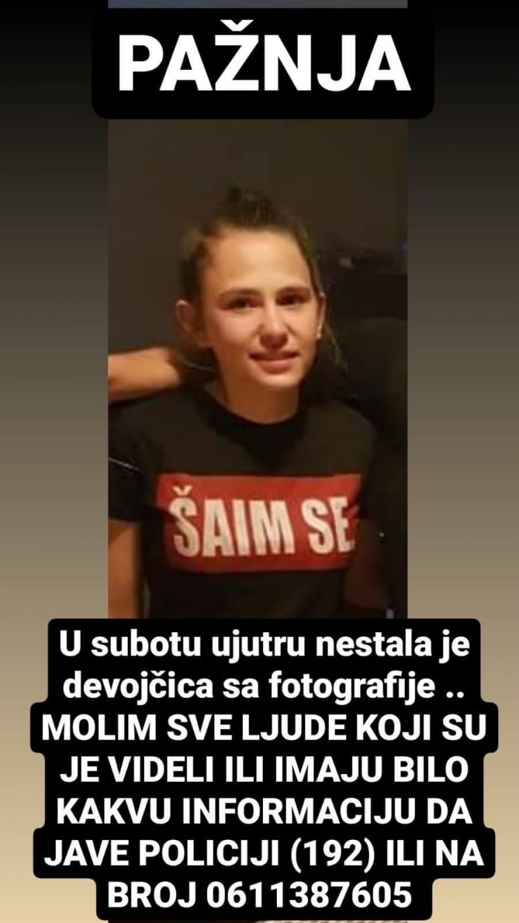 Emilija R. Nestala devojčica