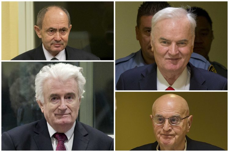 Zdravko Tolimir, Ratko Mladić, Radovan Karadžić, Ljubiša Beara