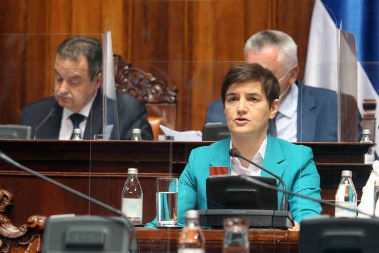 Ana Brnabic sednica Skupstina Srbije