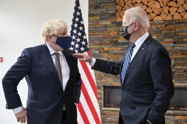 Boris Džonson i Džo Bajden Boris Johnson Joe Biden