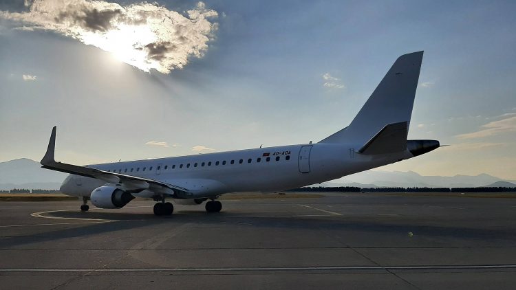 Avion nove crnogorske aviokompanije Er (Air) Montenegro
