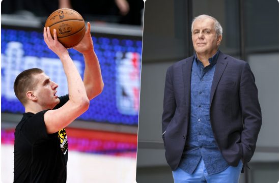 Nikola Jokic i Zeljko Obradovic