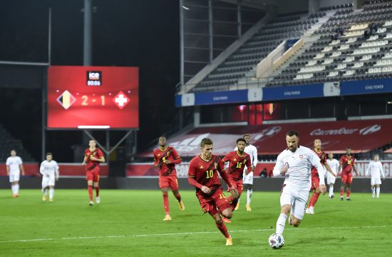 Fudbalska reprezentacija Belgije, Švajcarske