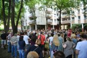 Dorćol, Solunska ulica, protest stanara