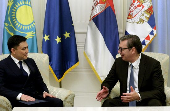 Gabit Sizdikbekov i Aleksandar Vucic