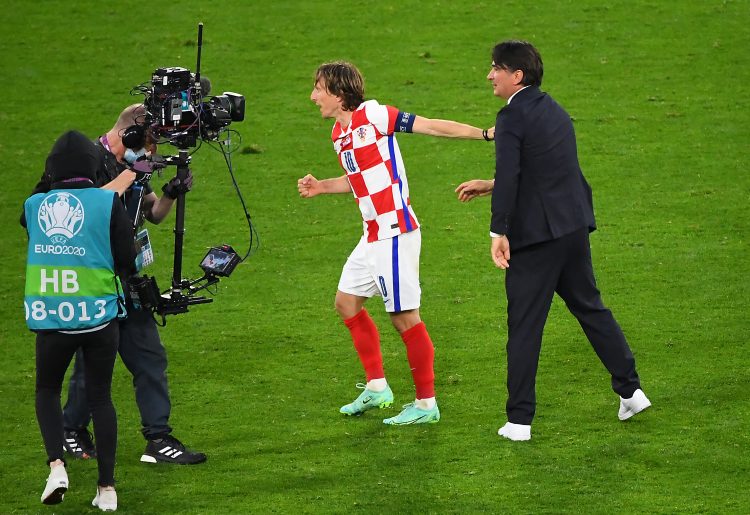 Zlatko Dalić i Luka Modrić, Fudbalska reprezentacija Hrvatske