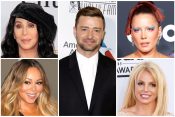 Šer, Cher, Maraja Keri, Mariah Carey, Džastin Timberlejk, Justin Timberlake, Holsi, Holsey, Britni Spirs, Britney Spears