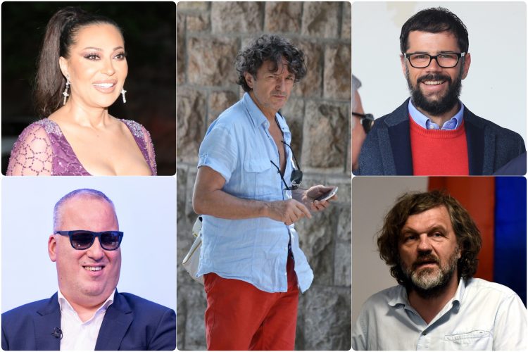 Saša Matić, Svetlana Raznatovic Ceca, Goran Bregović, Matija Kežman, Emir Kusturica