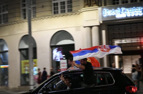 Slavlje na ulicama Beograda
