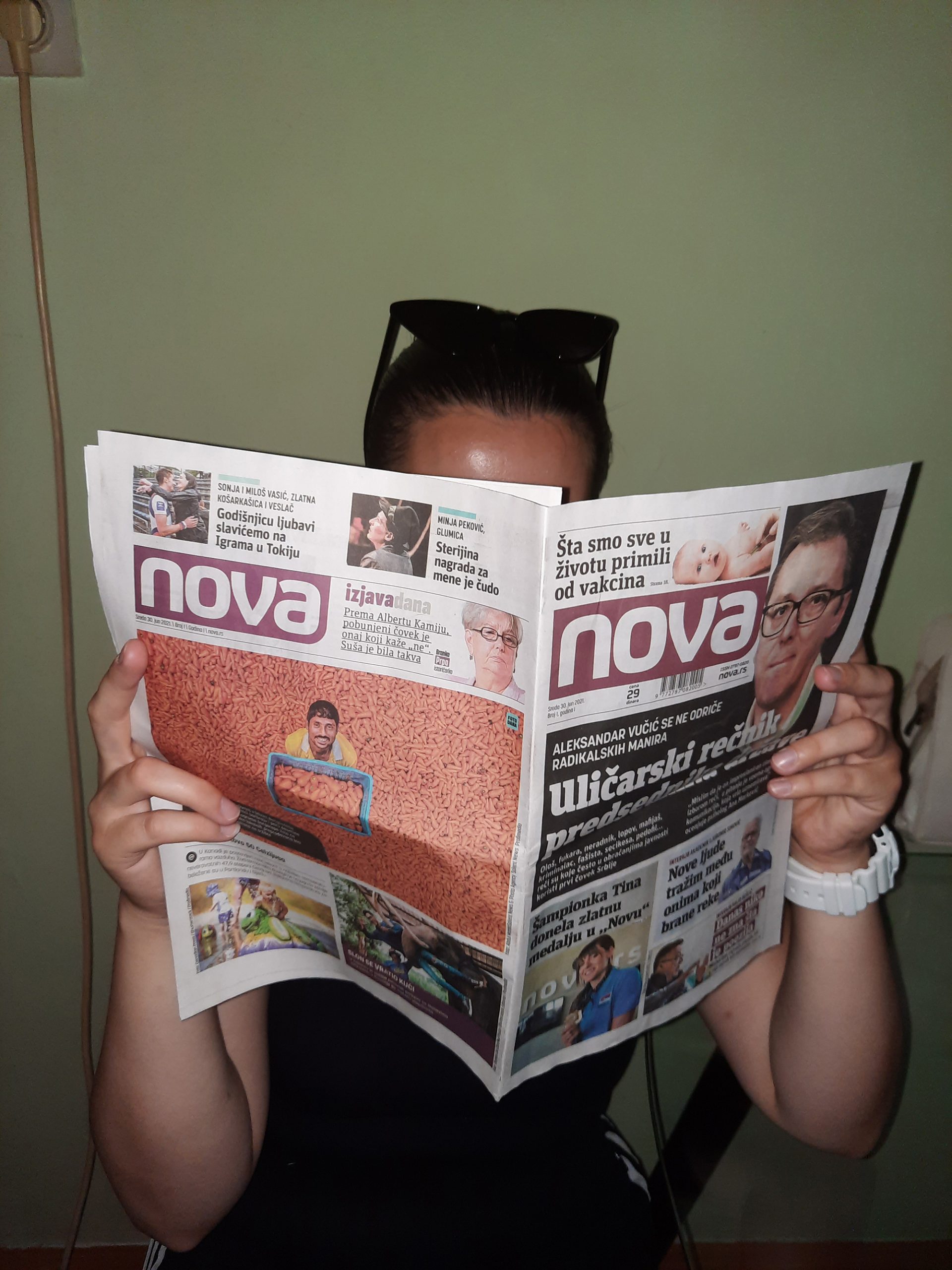 Cacak karavan podela novina Nova
