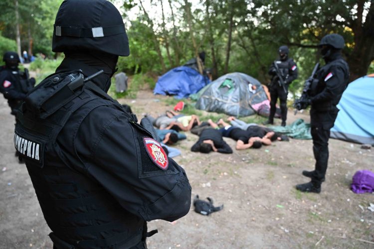 Srpski Krstur, opština Novi Kneževac, akcija Plaža, otkrivanje, hapšenje iregularnih migranata, migranti, izbeglice, policija, žandarmerija
