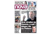 naslovna strana za 07. jul dnevne novina Nova