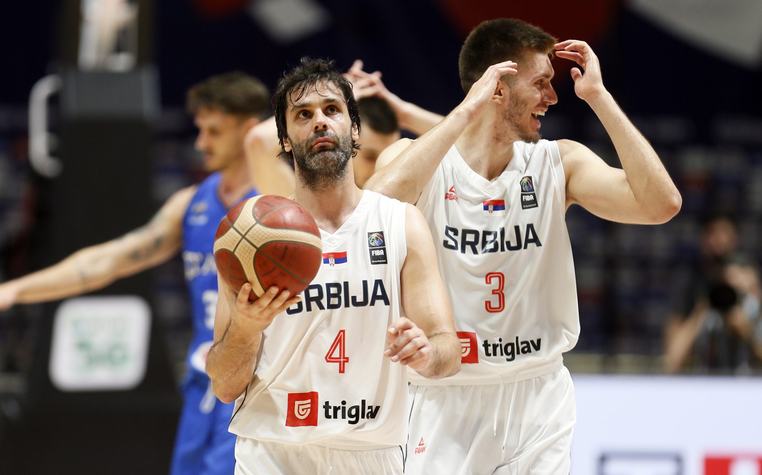 Reprezentacija kosarka Srbija - Italija finale FIBA Olimpijski Kvalifikacioni Turnir Beograd, Srbija in Belgrade Serbia, 4.7.2021.