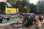 Protest u Sapcu protiv poslovanja kompanije Rio Tinto u Srbiji Sabacc