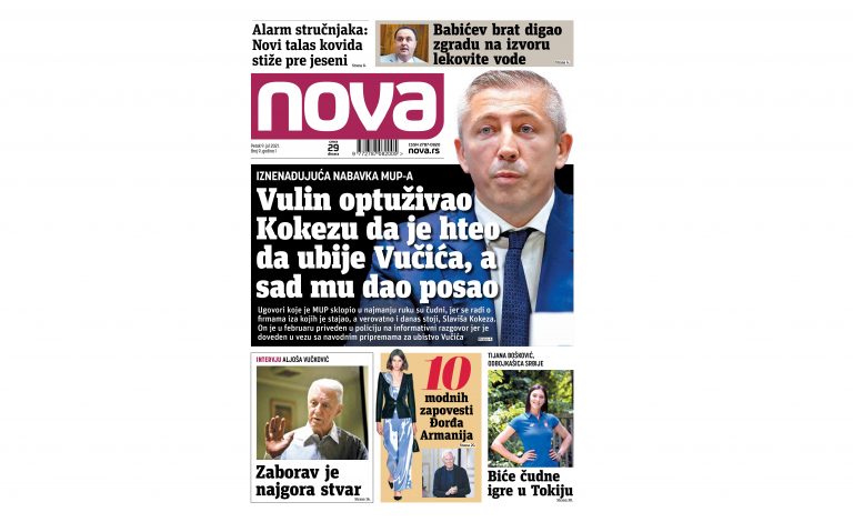 Novi Broj Novina "Nova" Danas Na Kioscima