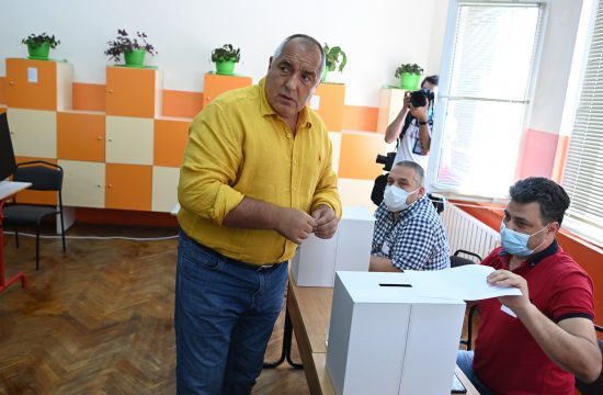 Bojko Borisov na glasanju