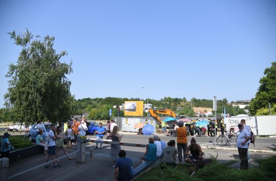 Protest Blok 37 Novi Beograd