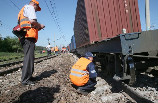 Rusija, teretni voz, nesreća