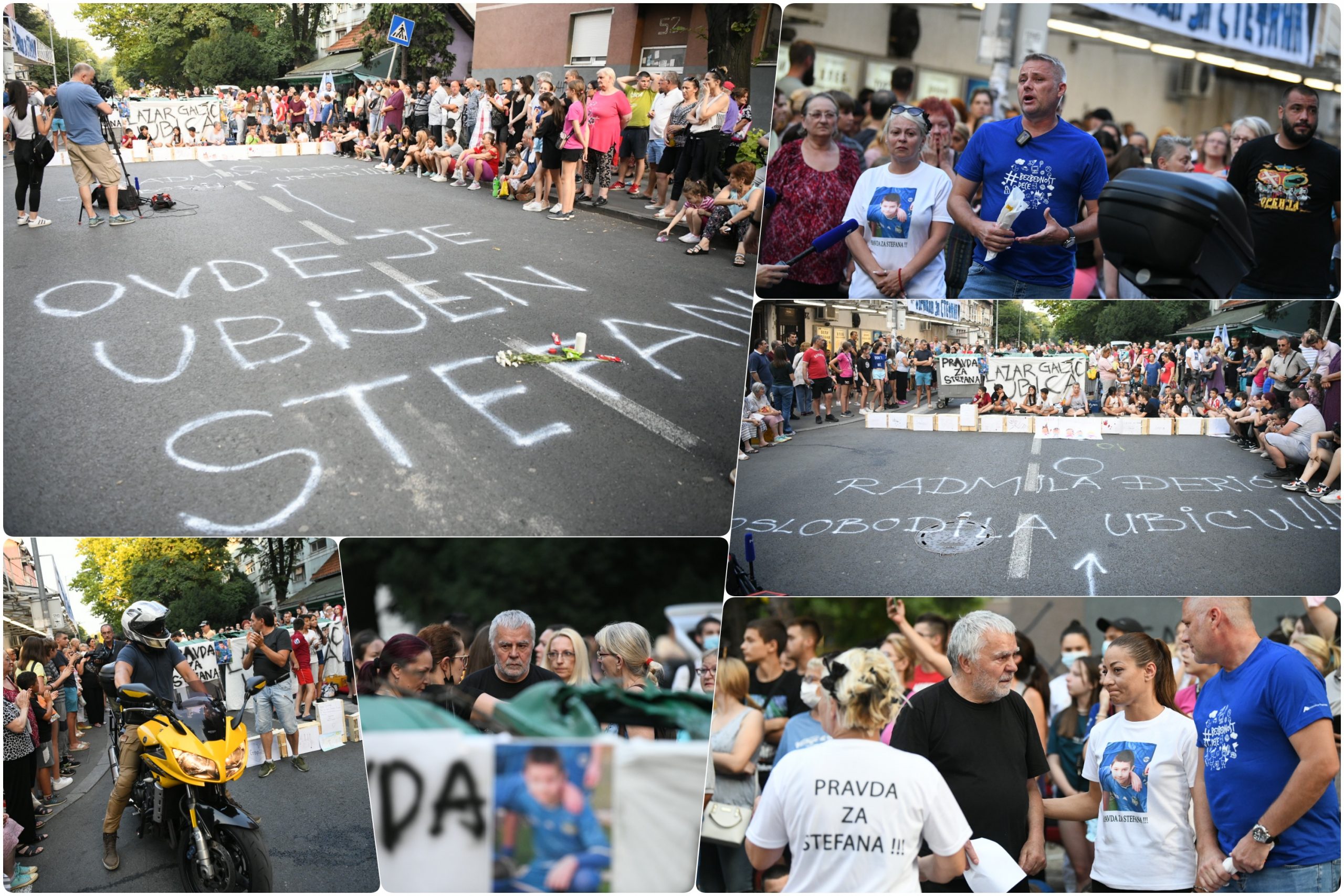 Karaburma protest decak Stefan