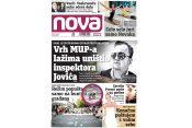 Naslovna strana dnevnih novina Nova za 27. jul 2021