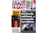 Naslovna strana dnevnih novina Nova za 28. jul 2021.