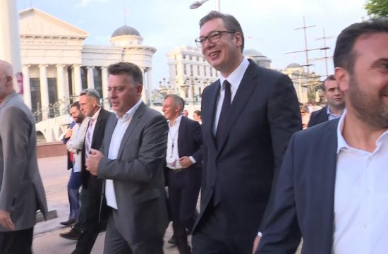 Aleksandar Vucic Skoplje Makedonija Edi Rama Zoran Zaev Petre Silegov