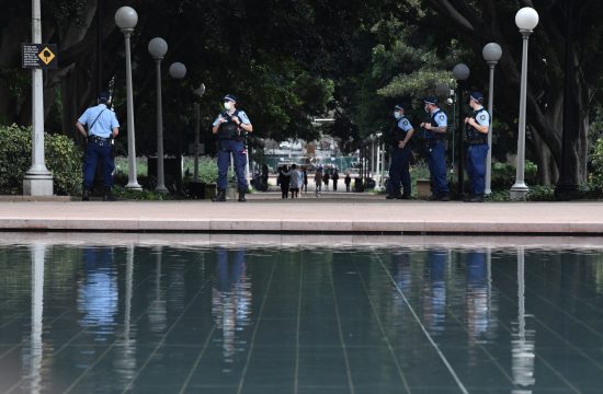 Sidnej policija na ulicama Australija