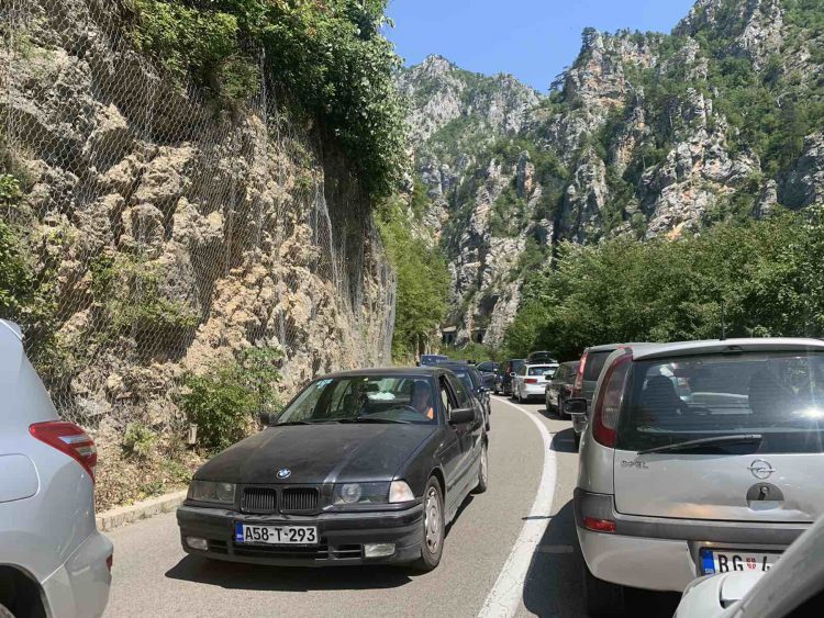 Crna Gora Srbije granicni prelaz Gostun Saobracajna guzva