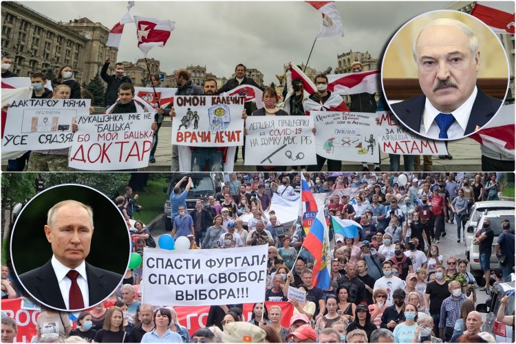 Protesti Ukrajina Rusija Vladimir Putin Aleksandar Lukasenko