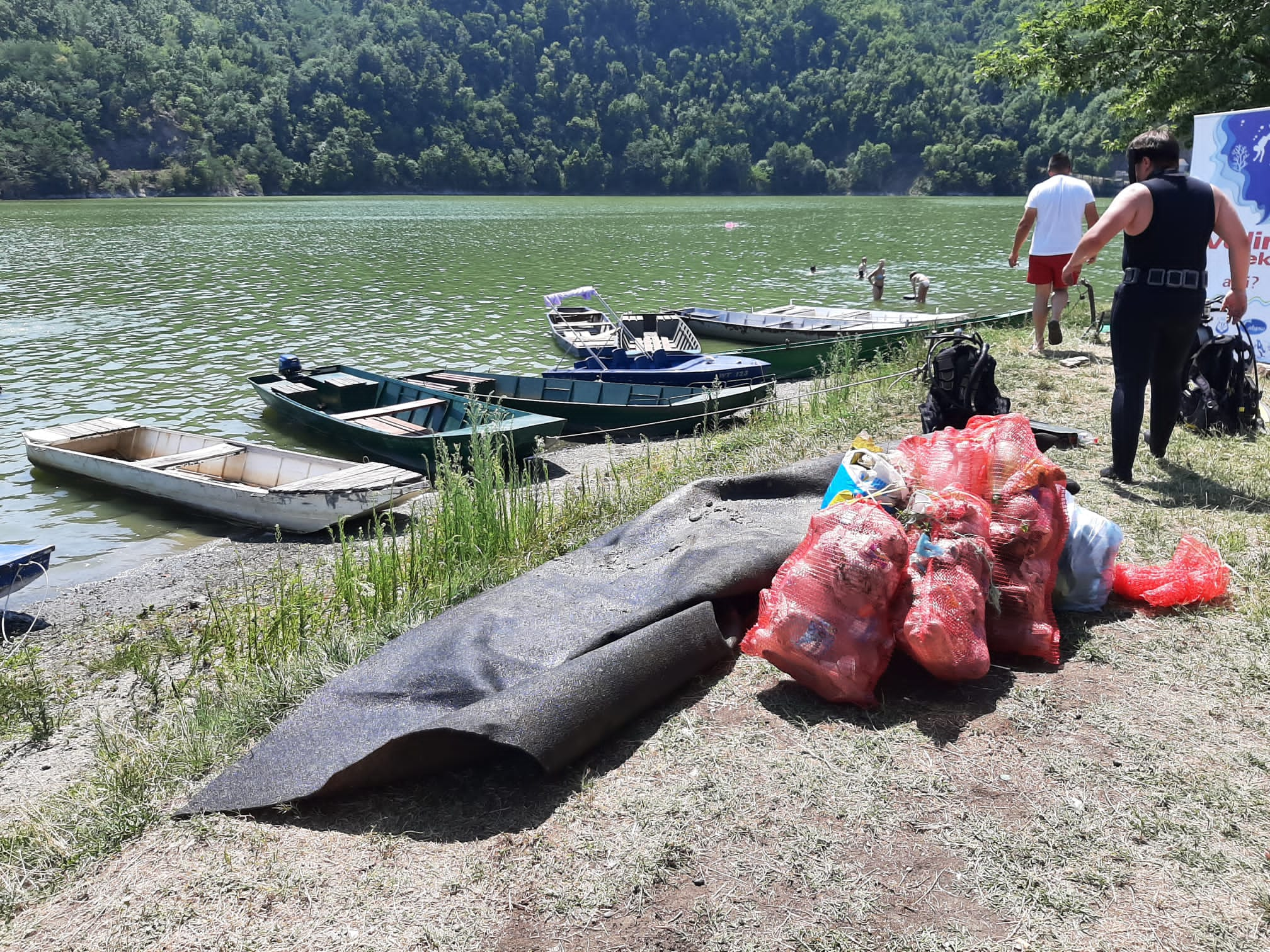 Volim reku, a ti? Očišćeno Kruševačko jezero Ćelije i Belocrkvansko gradsko jezero