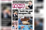 Nova, naslovna za sredu, 04. avgust, broj 31, dnevne novine Nova, dnevni list Nova