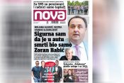 Nova, naslovna za petak, 06. avgust, broj 33, dnevne novine Nova, dnevni list Nova