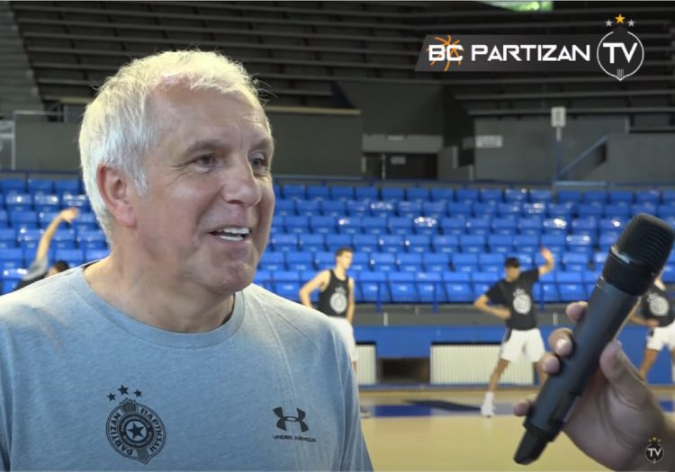 Željko Obradović, Foto: Printscreen Youtube / BC Partizan