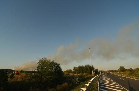 Novi Sad Gašenje vatre na deponiji. Gori deponija u Novom Sadu, požar, deponija, vatra