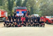 Srpski vatrogasci gase požare na Eviji, u pomoć stigla i Helikopterska jedinica. Grčka, Srbija, požar, pomoć, vatrogasci