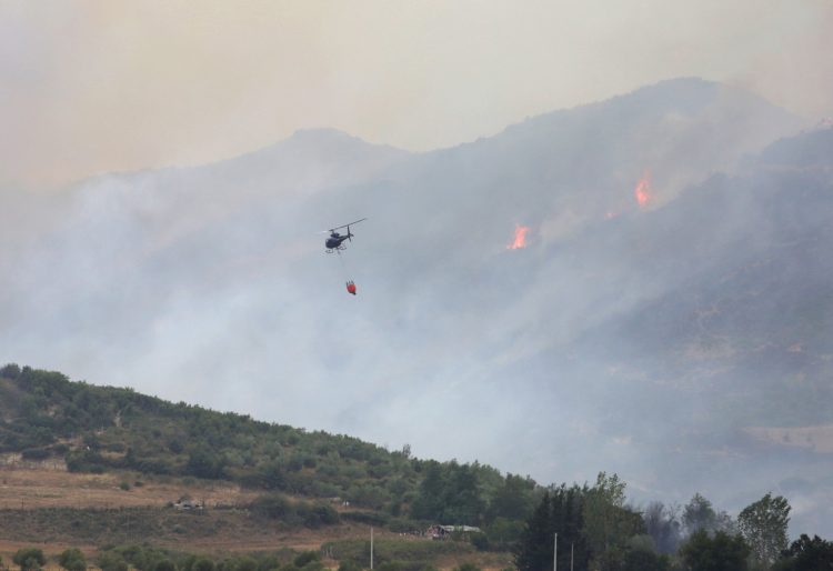 Albanija, požar