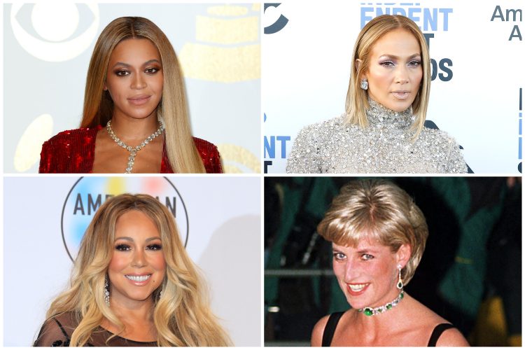 Bijonse, Beyonce, Dženifre Lopez, Jennifer Lopez, Maraja Keri, Mariah Carry, Princeza Dajana, Lejdi Dajana, Princess Diana, Lady Diana