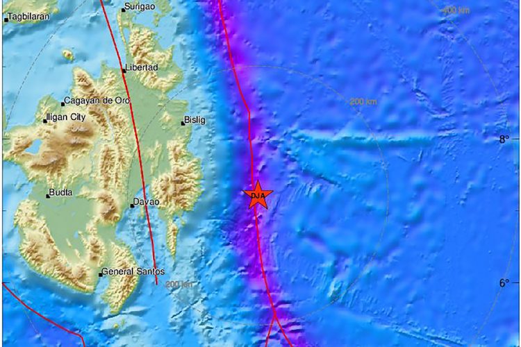 Filipini, zemljotres