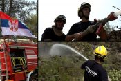srpski vatrogasci i piloti na Eviji