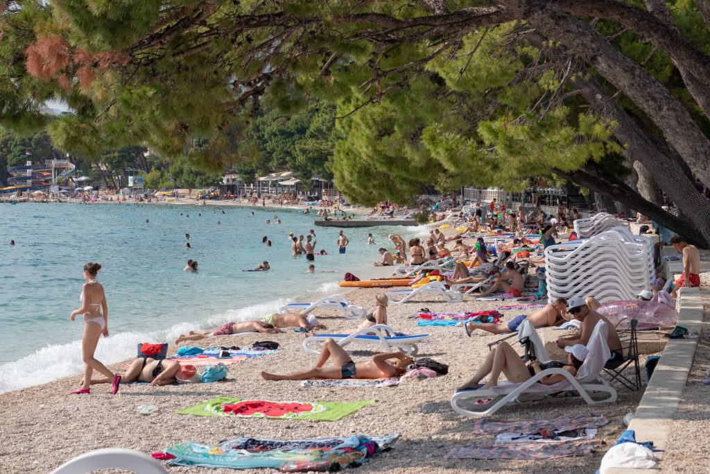 Hrvatska, Makarska, plaža, more