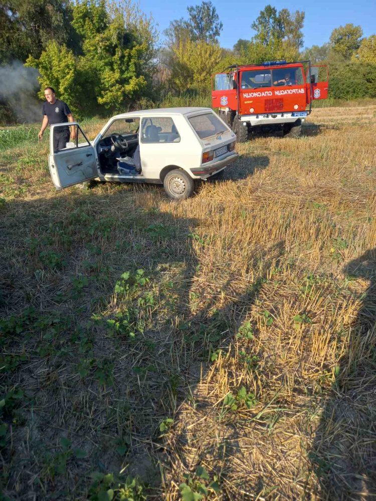 Čačak, zapaljeno rastinje, požar, selo Trnava